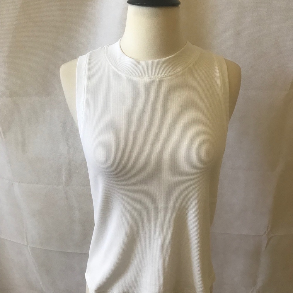 RAG & BONE NWT SLUB MOCK NECK TANK SIZE L
